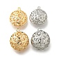 Латунь с кубическим цирконием подвеской, без кадмия, без никеля и без свинца, полый, круглые подвески