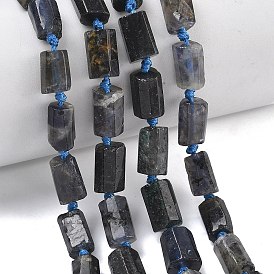 Природные иолит нитей бисера, граненые, колонка