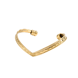 304 из нержавеющей стали манжеты браслеты, ионное покрытие (ip)