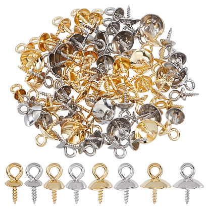 96 шт. 8 цвета 201 подвески из нержавеющей стали, для полузасушливых бусин