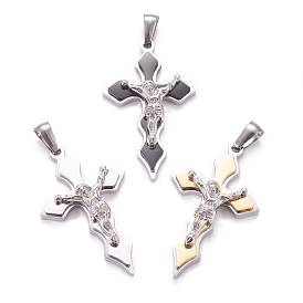 Thème de Pâques 304 pendentifs en acier inoxydable, pour Pâques, crucifix croix