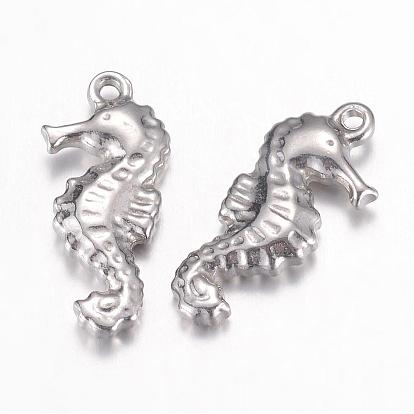 304 Stainless Steel Pendants, Sea Horse