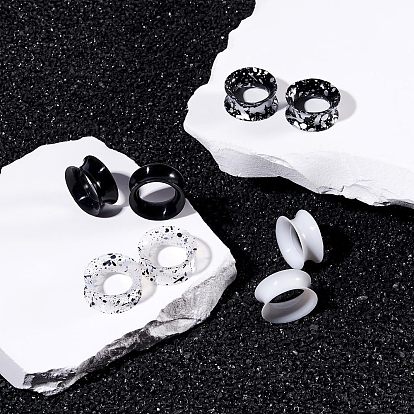 4 пары 4 цвета силиконовые ушные манометры, колонка, ушные тоннели