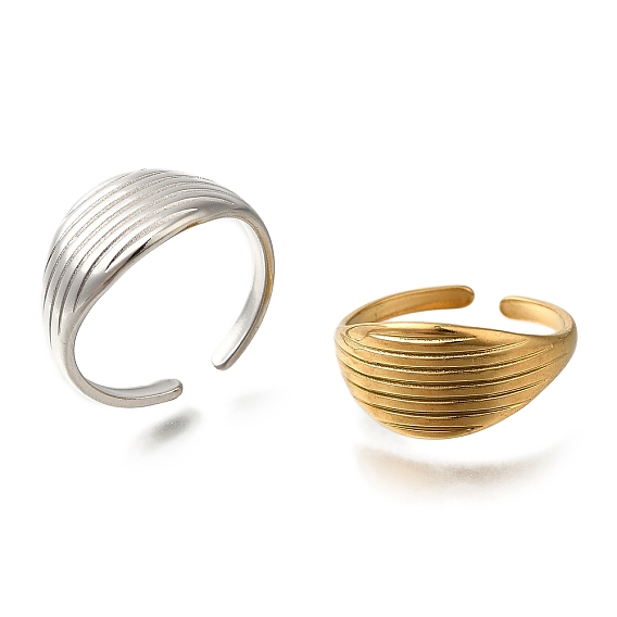 304 из нержавеющей стали Манжета кольца для женщин