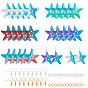 DIY Dangle Earring Making Kits, Including Resin Pendants, Brass Earring Hooks & Jump Rings, Starfish