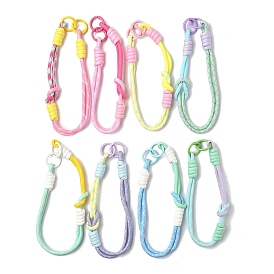 Нейлона украшения подвесной шнур, с литыми пружинными кольцами, для украшения сумки