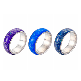 Luminous Stainless Steel Finger Ring, Glow In The Dark Jewelry