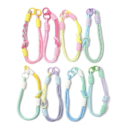 Нейлона украшения подвесной шнур, с литыми пружинными кольцами, для украшения сумки