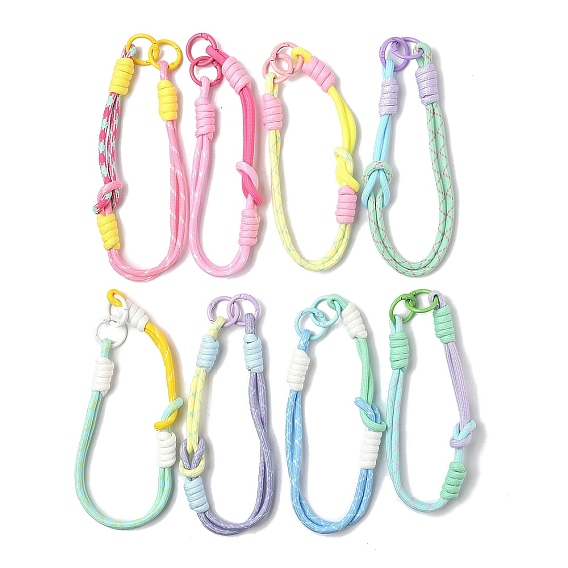 Нейлона украшения подвесной шнур, с литыми пружинными кольцами, для украшения сумки