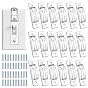 10 Bags Plastic Wall Plates Light Switch Cover Decoration, with Screw