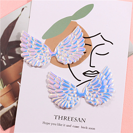 Cloth Embossing Wings, AB Color, Decorate Accessories