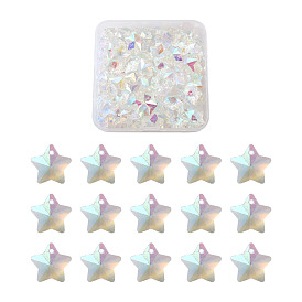 Стеклянные подвески, граненый Рождественская звезда