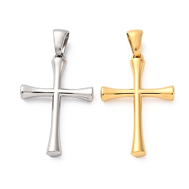 304 подвески из нержавеющей стали, крест прелести, ионное покрытие (ip)