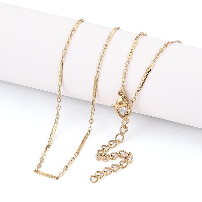 304 Колье из нержавеющей стали с комбинированными цепочками для женщин