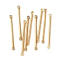 Ion Plating(IP) 304 Stainless Steel Connector Charms, Bar Links