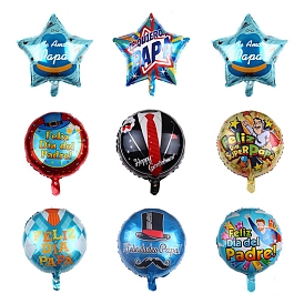 Aluminum Balloon, for Father's Day Theme Party Festival Home Decorations