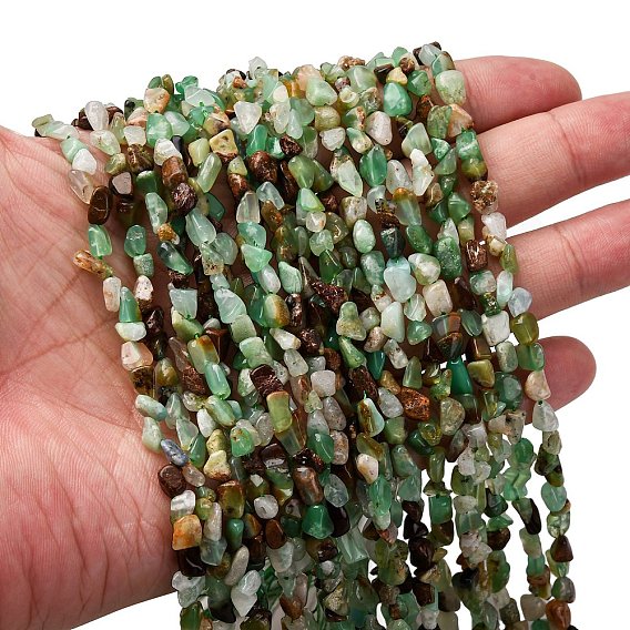 Природные серпантину нитей бисера, самородки