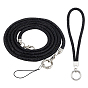 2Pcs 2 Styles Zinc Alloy Resin Universal Cell Phone Strap Crossbody Neck Strap Phone Charms, with PVC Plastic Phone Tether Tab for Phones Full Coverage Case