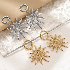 304 серьги-кольца из нержавеющей стали