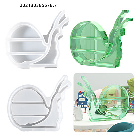 DIY Snail Storage Box Silicone Storage Molds, Decoration Making, Resin Casting Molds, For UV Resin, Epoxy Resin Jewelry Makin