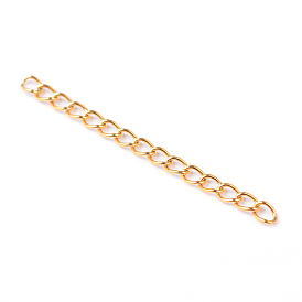 304 Stainless Steel Chain Extender, with Curb Chains