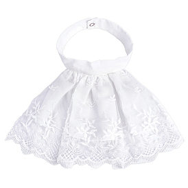 Искусственный воротник из полиэфирного кружева, отделка декольте, аксессуары для одежды diy