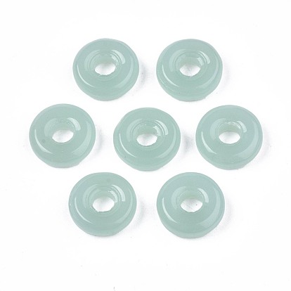 Spray Painted Glass Linking Rings, Ring