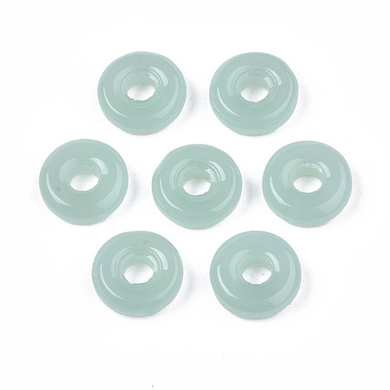 Spray Painted Glass Linking Rings, Ring