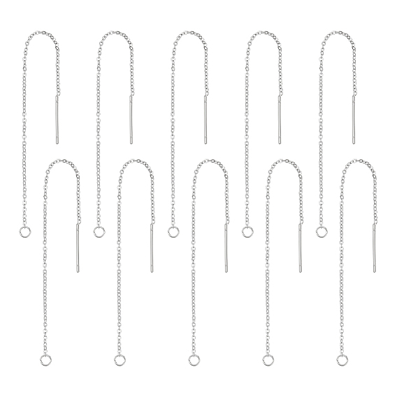 304 фурнитура из нержавеющей стали для серег, ушные резьбы