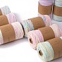 Gradient Color Cotton String Threads, Macrame Cord, Decorative String Threads, for DIY Crafts, Gift Wrapping and Jewelry Making