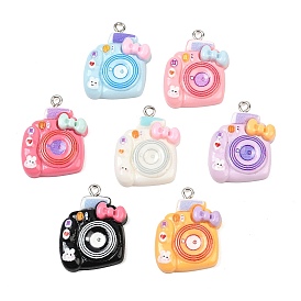 Непрозрачные подвески смолы, мгновенная камера, с железной платиной петлей