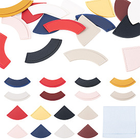 16 шт. 16 стили закладки для вееров из искусственной кожи, защитные уголки для книг, для любителей книг, писателей, читателей