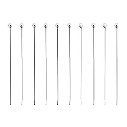 925 Sterling Silver Ball Head Pins