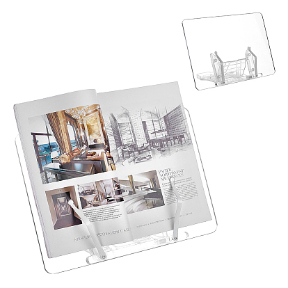 Акриловые настольные подставки для книг, прямоугольные