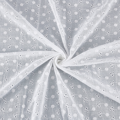 Floral Embroidered Cotton Fabric, Clothing Accessories
