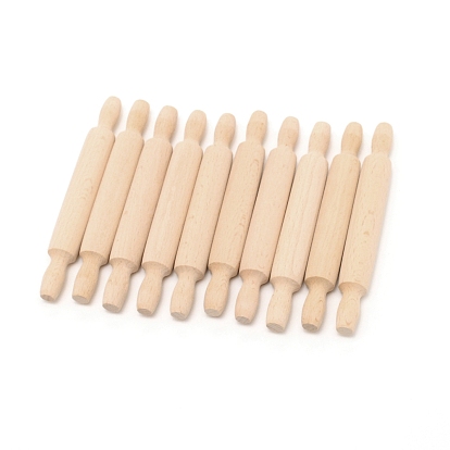 Деревянная скалка, валик для теста для выпечки печенья для пиццы, кухонный инструмент, колонка