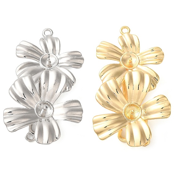 Латунь раз по сравнению с застежками, без кадмия, без никеля и без свинца, цветок