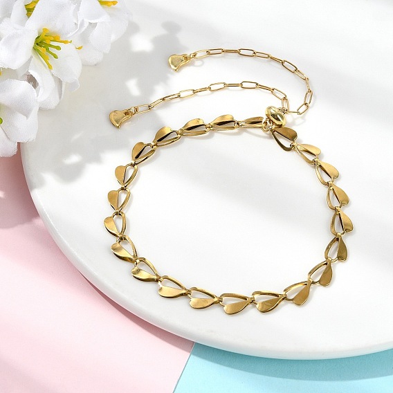 Регулируемые латунные браслеты-слайдеры в форме сердца для женщин