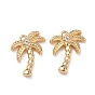 Латунные микропаве прозрачные подвески с фианитом, очарование кокосового дерева