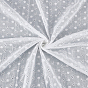 Tissu de coton brodé de fleurs, accessoires du vêtement