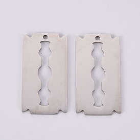 201 подвески из нержавеющей стали, лазерная резка, лезвие