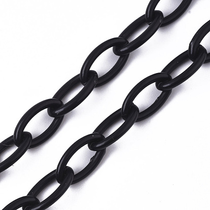 Opaque Acrylic Cable Chains, Horse Eye