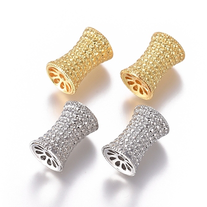 Alloy Beads, Long-Lasting Plated, Column