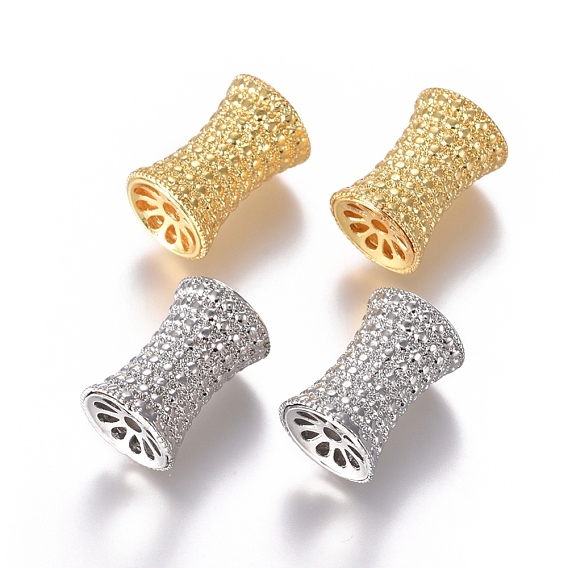 Alloy Beads, Long-Lasting Plated, Column