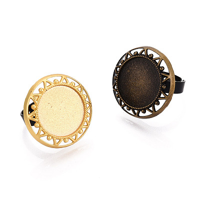 Основание-кольцо из сплава и железа с вращающимся подносом, плоская круглая подкладка для изготовления колец для снятия тревожности