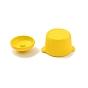 Mini Alloy Display Decorations, Dollhouse Accessories, for Home Office Tabletop, Pot with Lid
