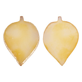 1 Палитра цветов, имитирующая агат из поликарбонатной смолы, для макияжа косметический инструмент для ногтей, Форма листа с золотым краем