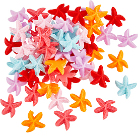 72шт. 6 цвета непрозрачной смолы декодирования кабошонов, морская звезда