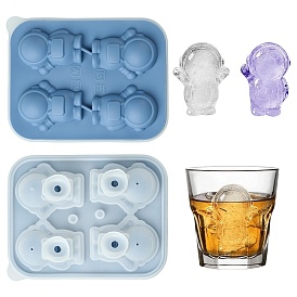 Astronaut Shape Silicone Ice Molds