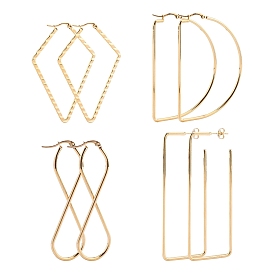 Серьги из 304 нержавеющей стали, гипоаллергенные серьги, с уха орехов, разнообразные